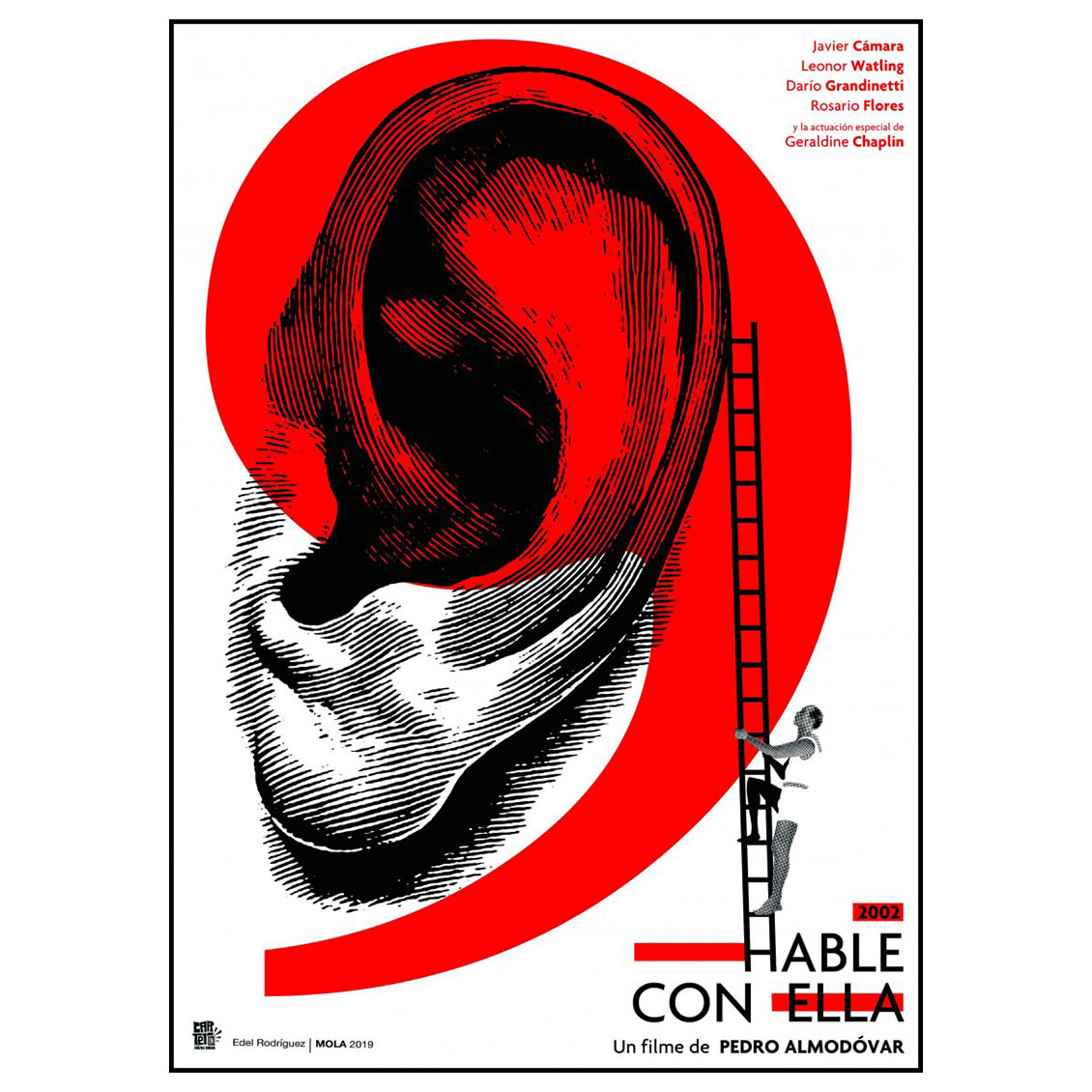 Talk to Her film poster by Edel Rodríguez “Mola”