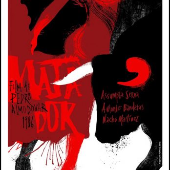 Matador Almodóvar silkscreen poster by Nelson Ponce – limited edition print