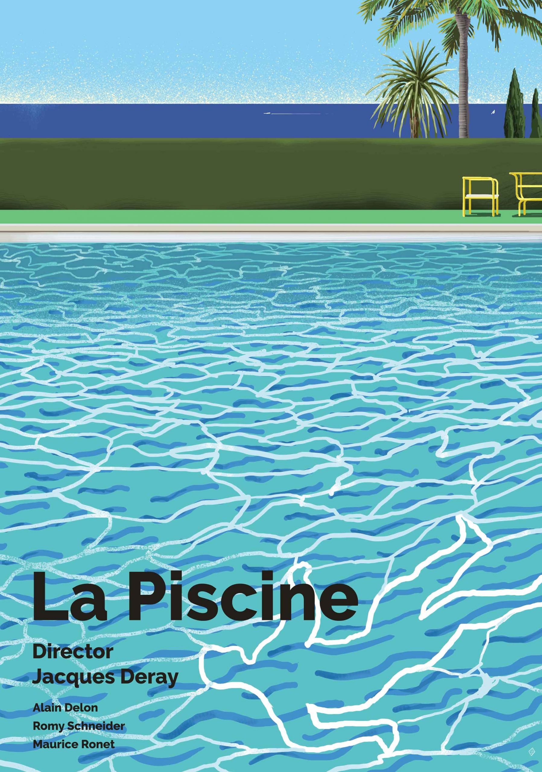 Jacques Deray's La Piscine Film Poster